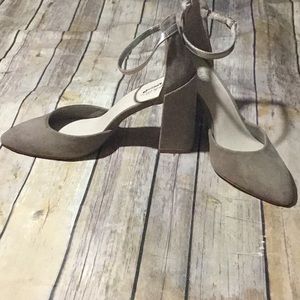 Seychelles Block Suede Heels